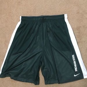 Nike Dri-fit Michigan State Basketball Shorts